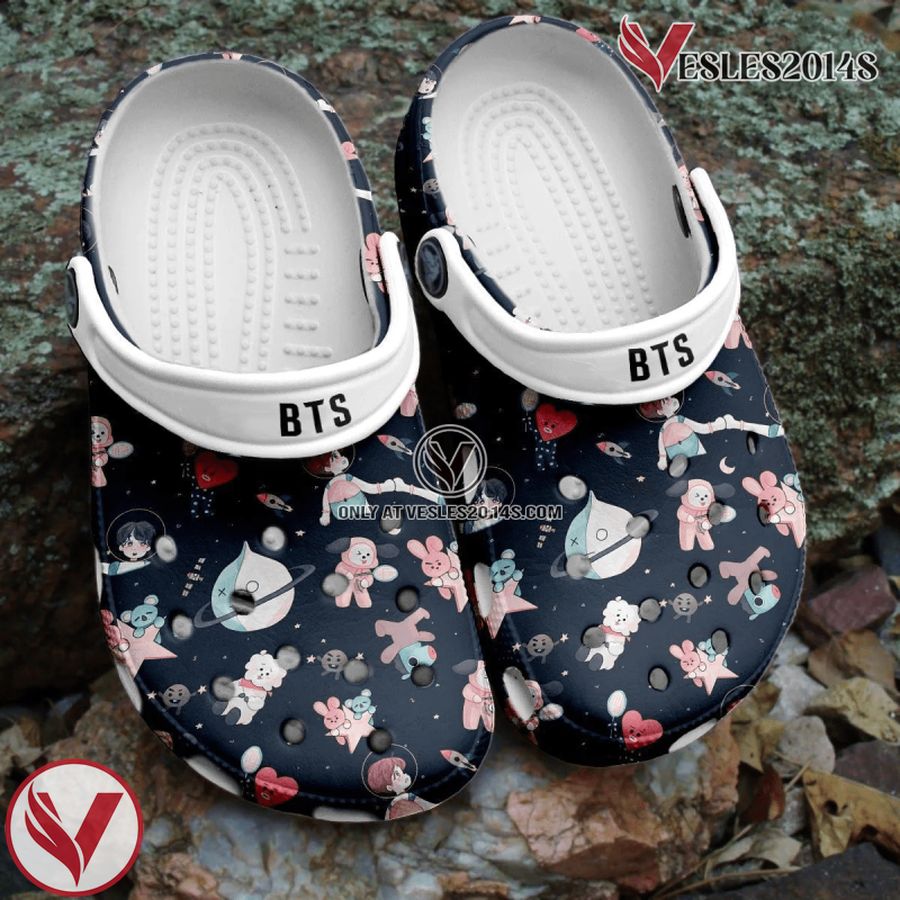 BTS Jungkook Pattern Crocs Clogs Shoes Crocband Comfortable For Men Women, Unique Gift From  Vesles2014S