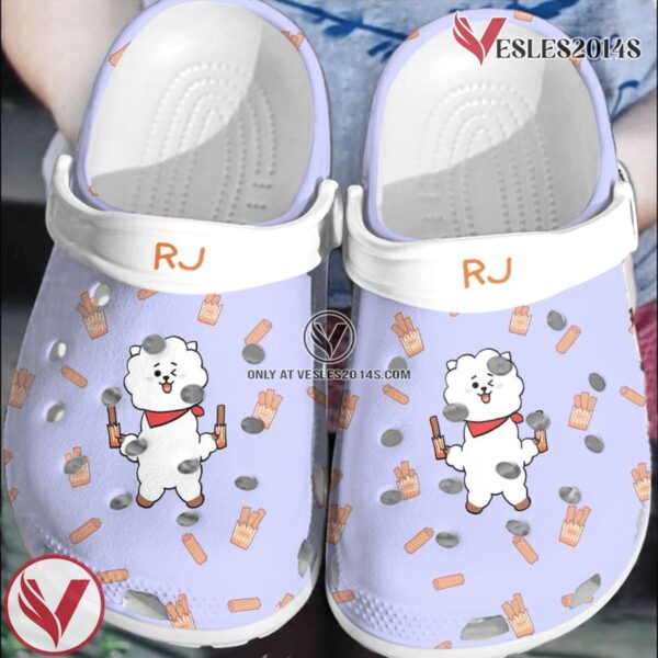 BTS Jungkook Pattern Crocs Comfortable Crocband Clogs Shoes For Men Women, Unique Gift From  Vesles2014S