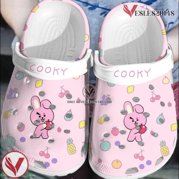 BTS Jungkook Pattern Crocs Shoes Clogs Comfortable Crocband For Men Women, Unique Gift From  Vesles2014S