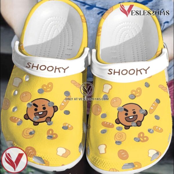 BTS Jungkook Pattern Crocs Shoes Clogs Crocband Comfortable For Men Women, Unique Gift From  Vesles2014S