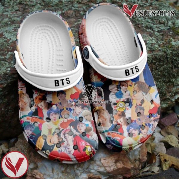 BTS Jungkook Pattern Crocs Shoes Comfortable Crocband Clogs For Men Women, Unique Gift From  Vesles2014S