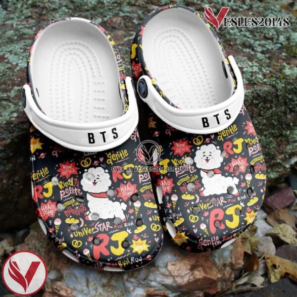 BTS Jungkook Pattern Crocs Shoes Crocband Clogs Comfortable For Men Women, Unique Gift From  Vesles2014S