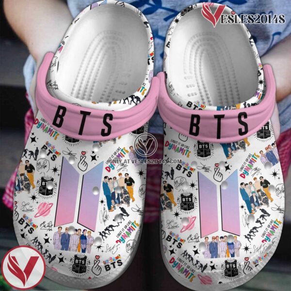 BTS Music Crocs Crocband Clogs Shoes, Unique Gifts For Fans Style 1 - Vesles2014S