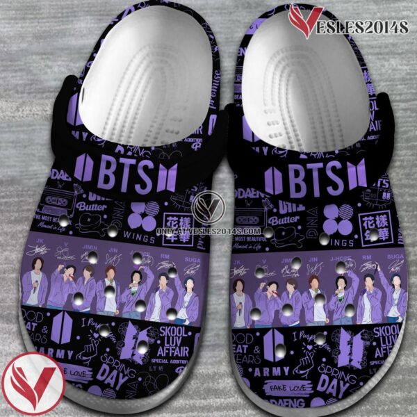 BTS Music Crocs Crocband Clogs Shoes, Unique Gifts For Fans Style 3 - Vesles2014S 2
