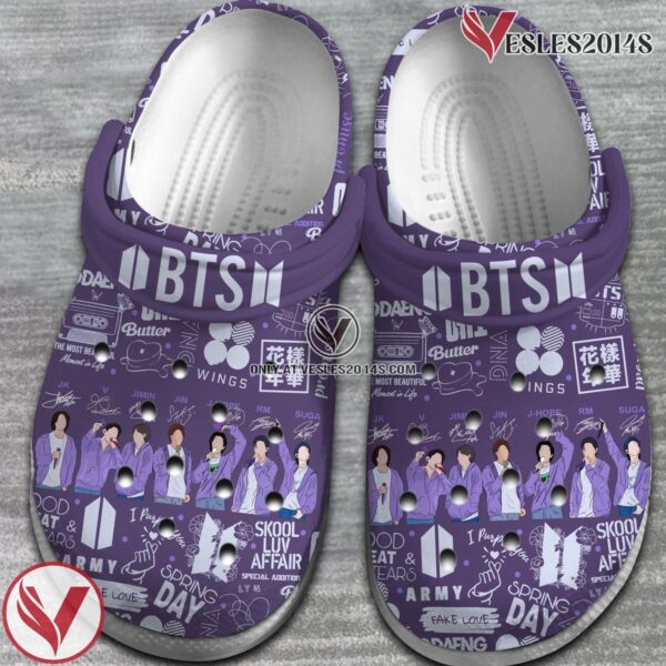 BTS Music Crocs Crocband Clogs Shoes, Unique Gifts For Fans Style 4 - Vesles2014S 2