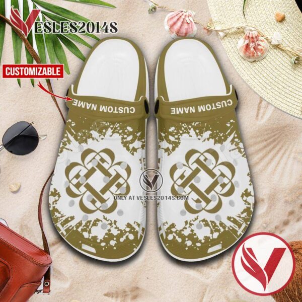 BVLGARI Logo Crocs Clogs, Unique Footwear For Fans 1