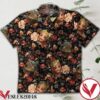 Baby Groot And Baby Yoda Flower Black Hawaiian Shirt, Unique Gifts For Friends - Vesles2014S 1