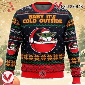 Baby It’s Cold Outside Star Wars Ugly Christmas Sweater, Unique Christmas Gift For Fans - Vesles2014S