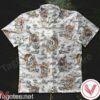 Baby Tiger And Mother Sea ​​village Hawaiian Shirt