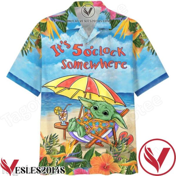 Baby Yoda Aloha Disney Summer Hawaiian Shirt, Unique Gifts For Friends - Vesles2014S 1
