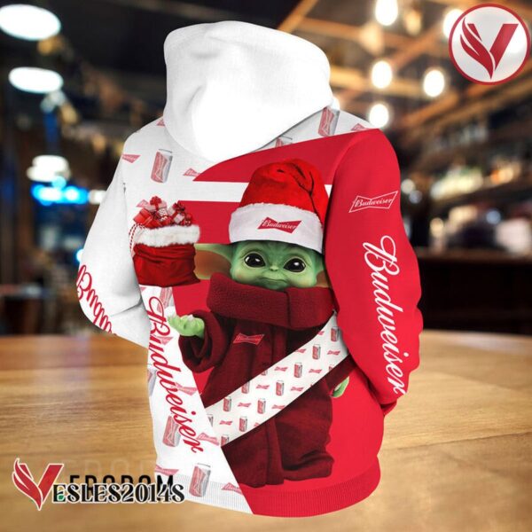 Baby Yoda Budweiser Christmas Hoodie - Vesles2014S 2
