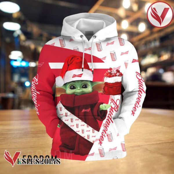 Baby Yoda Budweiser Christmas Hoodie - Vesles2014S