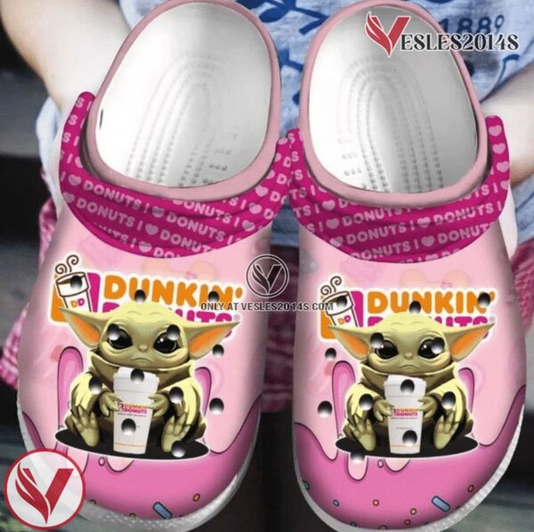 Baby Yoda Dunkin’ Donuts Crocs Clog Shoes, Unique Gift From  Vesles2014S