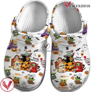 Baby Yoda Movie Crocs Crocband Clogs Shoes Comfortable For Men Women and Kids Style 1 - Vesles2014S 3