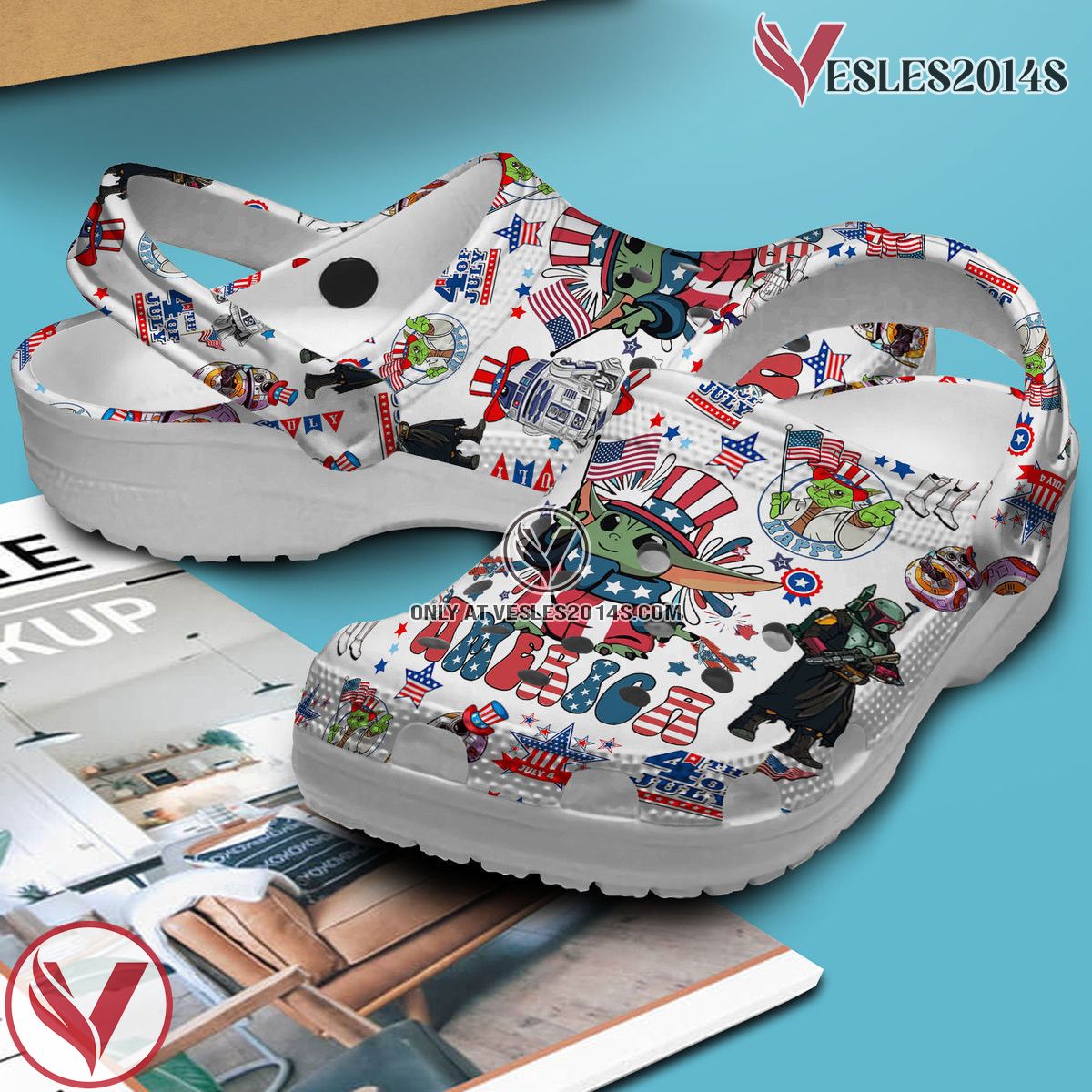 Baby Yoda Movie Crocs Crocband Clogs Shoes Comfortable For Men Women and Kids Style 3 - Vesles2014S 3