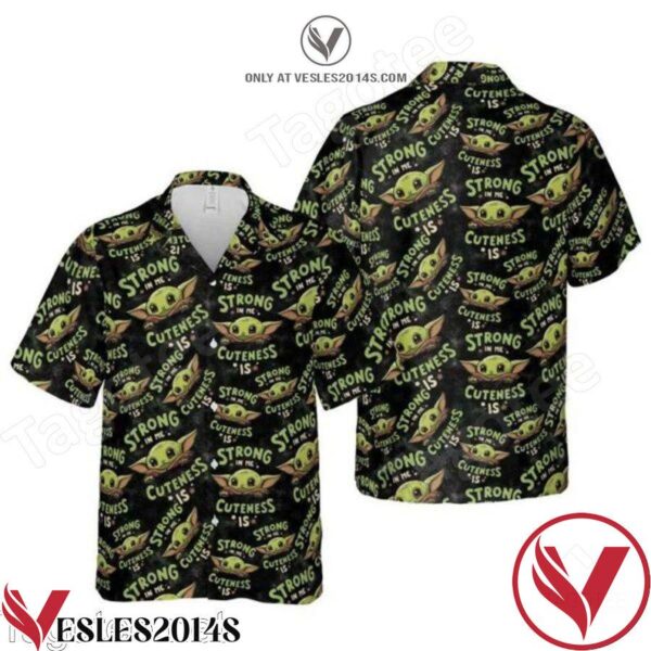 Baby Yoda Star Wars Beach Hawaiian Shirt, Unique Gifts For Friends - Vesles2014S 1