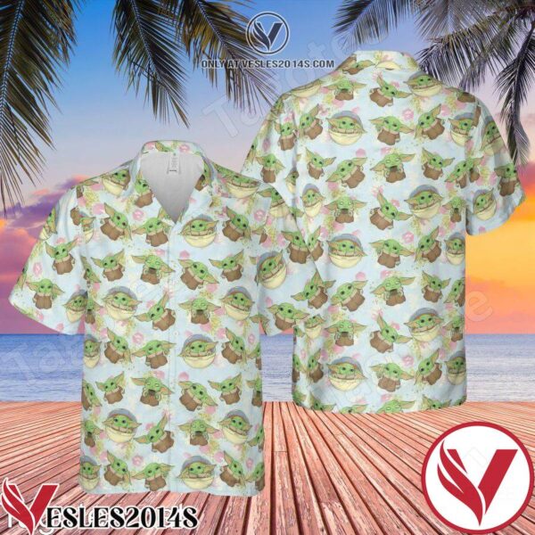 Baby Yoda Star Wars Hawaiian Shirt, Unique Gifts For Friends - Vesles2014S 1