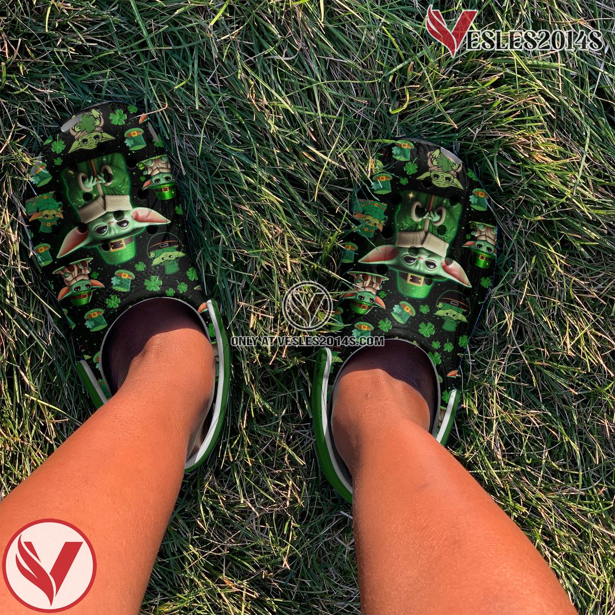 Baby Yoda Star Wars Movie Crocs Crocband Clogs Shoes Comfortable For Men Women and Kids Style 1 - Vesles2014S 3