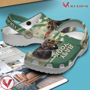 Baby Yoda Star Wars Movie Crocs Crocband Clogs Shoes Comfortable For Men Women and Kids Style 11 - Vesles2014S 2
