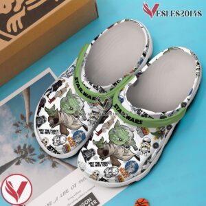 Baby Yoda Star Wars Movie Crocs Crocband Clogs Shoes Comfortable For Men Women and Kids Style 2 - Vesles2014S 2