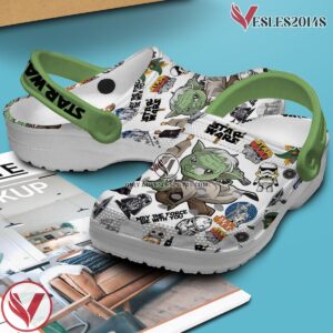 Baby Yoda Star Wars Movie Crocs Crocband Clogs Shoes Comfortable For Men Women and Kids Style 2 - Vesles2014S 3