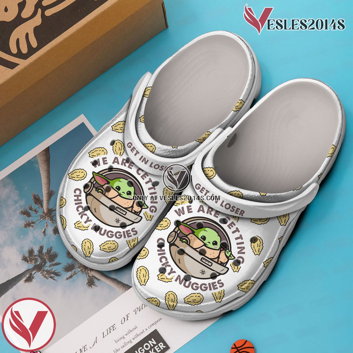Baby Yoda Star Wars Movie Crocs Crocband Clogs Shoes Comfortable For Men Women and Kids Style 5 - Vesles2014S 3