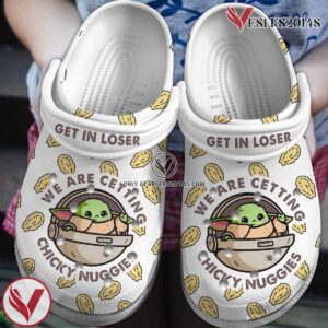 Baby Yoda Star Wars Movie Crocs Crocband Clogs Shoes Comfortable For Men Women and Kids Style 5 - Vesles2014S