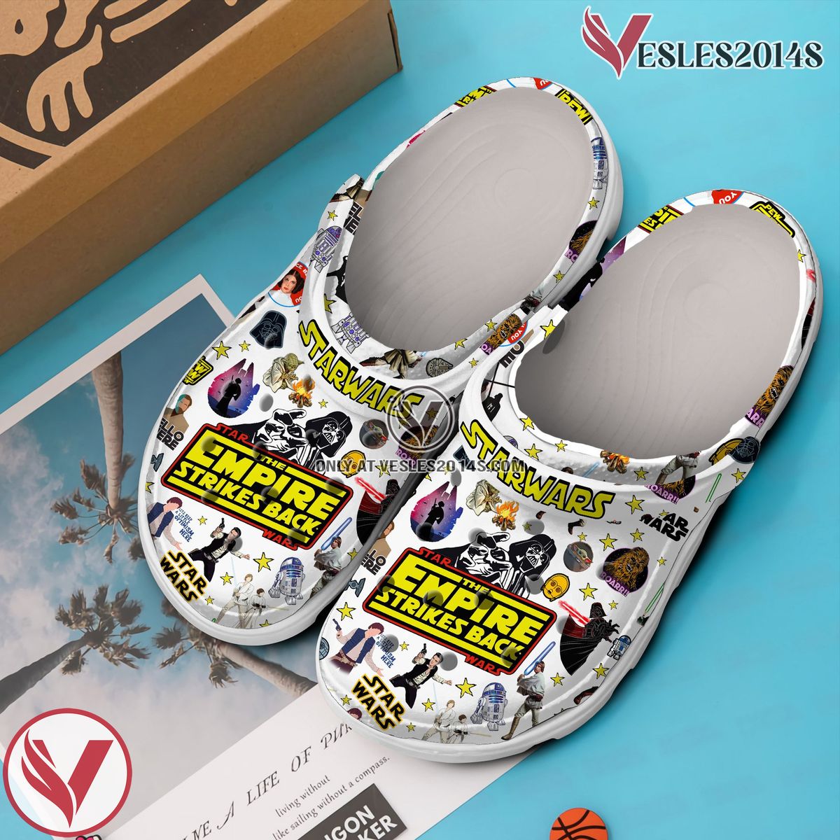 Baby Yoda Star Wars Movie Crocs Crocband Clogs Shoes Comfortable For Men Women and Kids Style 7 - Vesles2014S 3