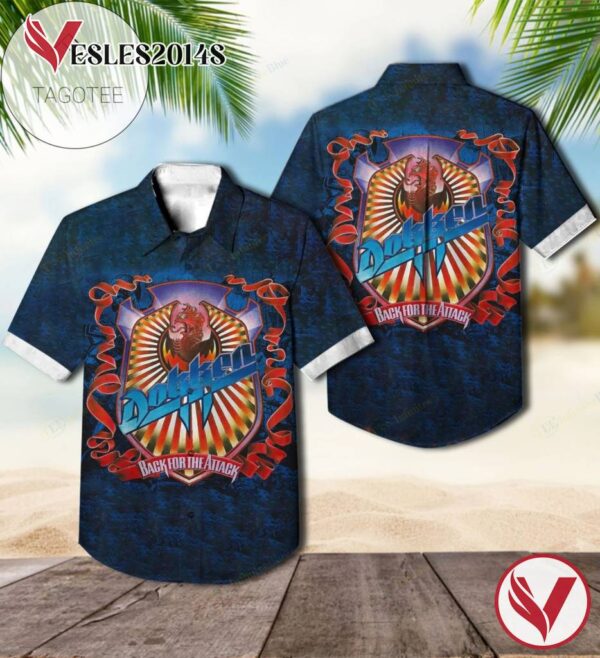 Back For The Attack Studio Album By Dokken Hawaiian Shirt, Best Gift For Music Lovers Vesles2014S