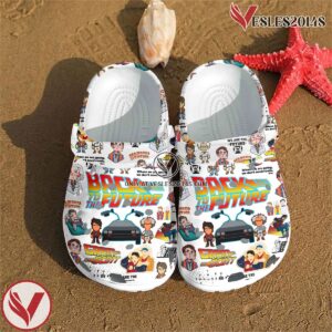 Back to the Future Movie Crocs Crocband Clogs Shoes Comfortable For Men Women and Kids c8n - Vesles2014S