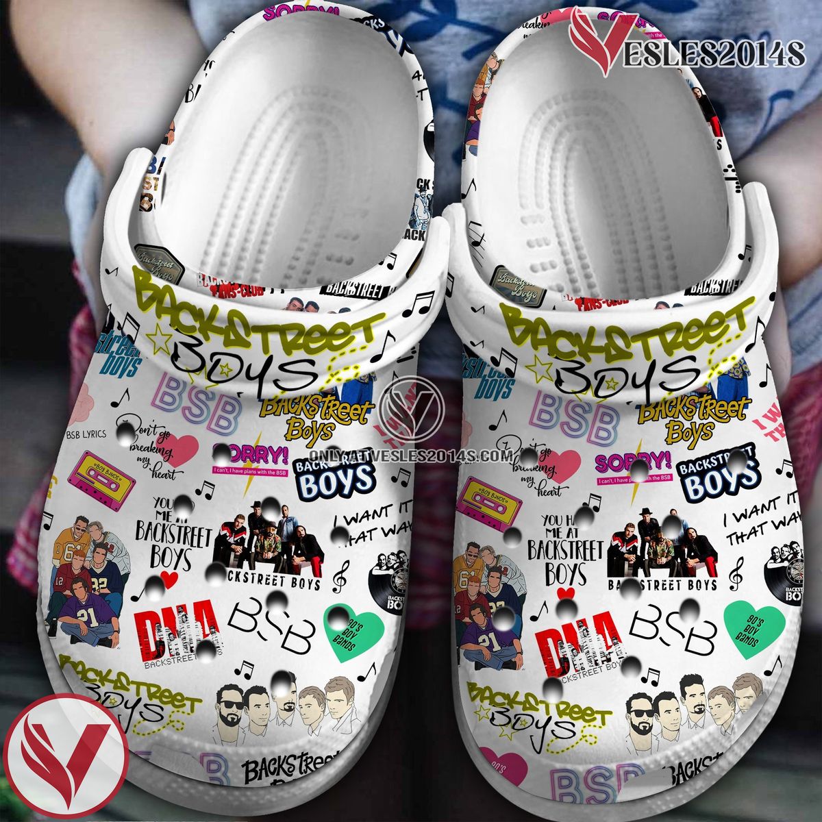 Backstreet Boys Band Music Crocs Crocband Clogs Shoes, Unique Gifts For Fans Style 12 - Vesles2014S
