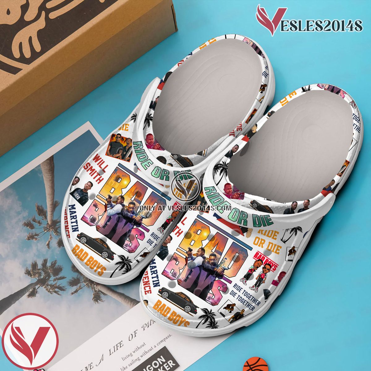 Bad Boys Movie Crocs Crocband Clogs Shoes Comfortable For Men Women and Kids - Vesles2014S 2