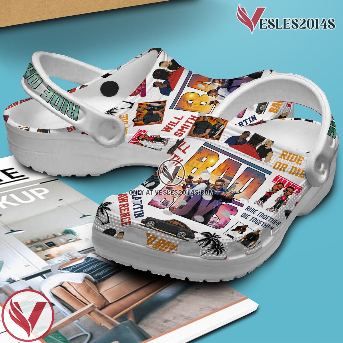 Bad Boys Movie Crocs Crocband Clogs Shoes Comfortable For Men Women and Kids - Vesles2014S 3
