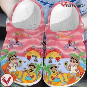 Bad Bunny Music Crocs Crocband Clogs Shoes, Unique Gifts For Fans Style 10 - Vesles2014S