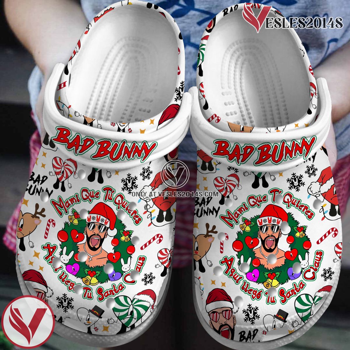 Bad Bunny Music Crocs Crocband Clogs Shoes, Unique Gifts For Fans Style 2 - Vesles2014S