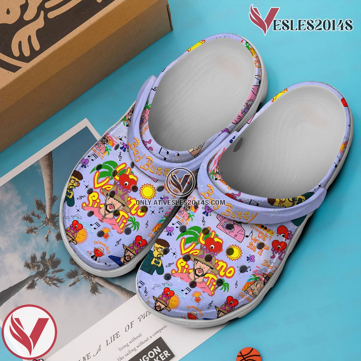 Bad Bunny Music Crocs Crocband Clogs Shoes, Unique Gifts For Fans Style 20 - Vesles2014S 3
