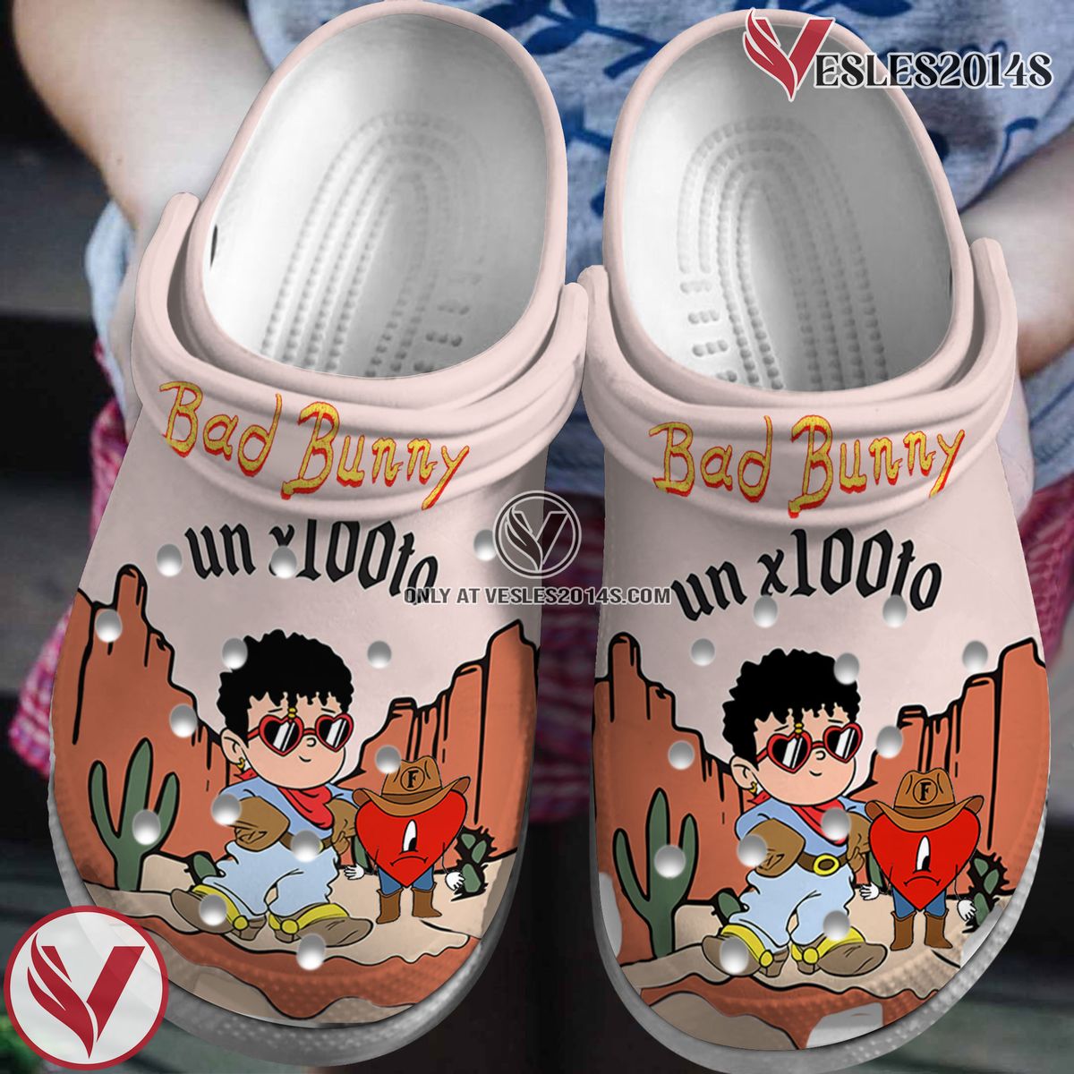 Bad Bunny Music Crocs Crocband Clogs Shoes, Unique Gifts For Fans Style 21 - Vesles2014S