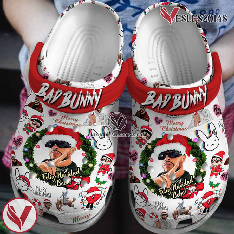 Bad Bunny Music Crocs Crocband Clogs Shoes, Unique Gifts For Fans Style 22 - Vesles2014S