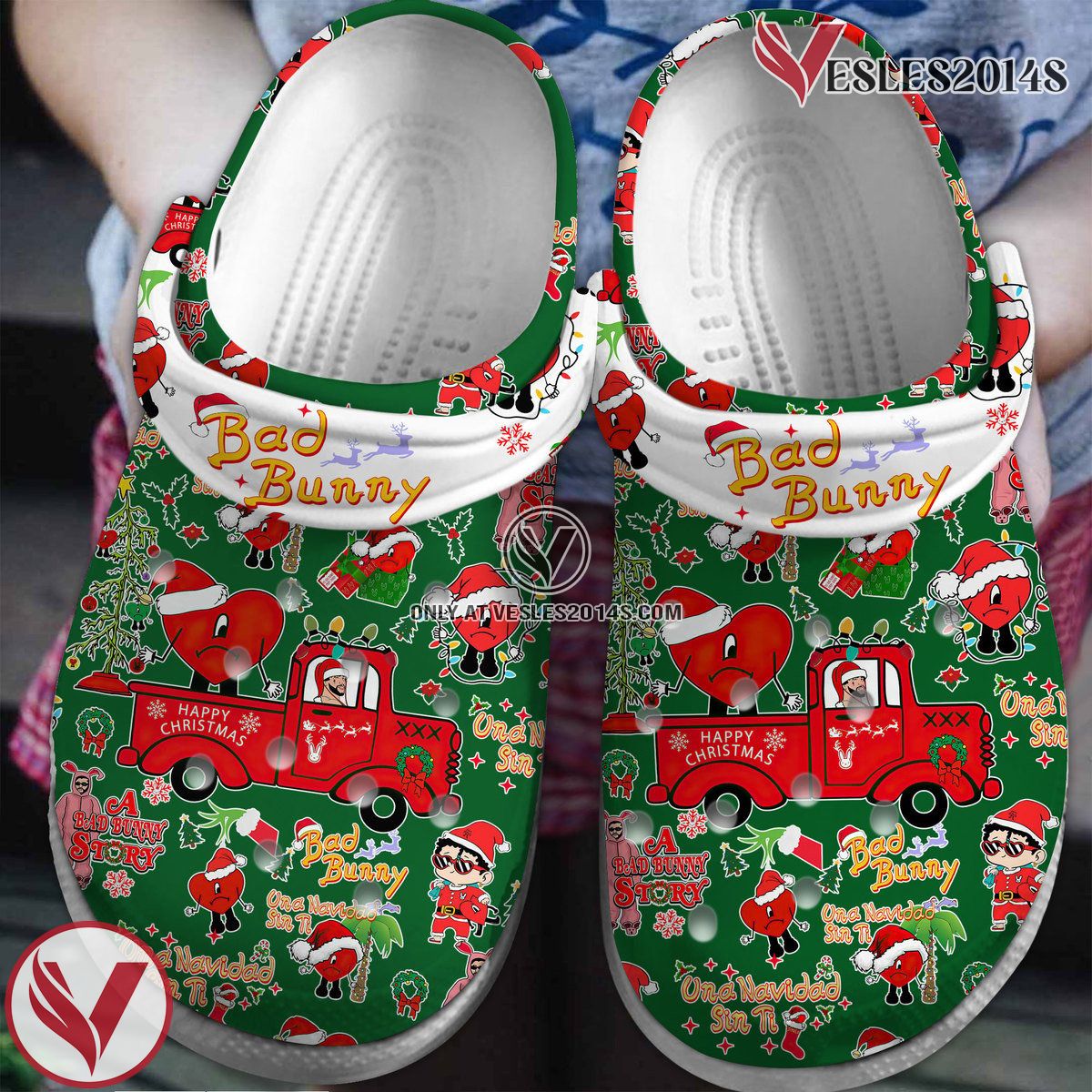 Bad Bunny Music Crocs Crocband Clogs Shoes, Unique Gifts For Fans Style 26 - Vesles2014S