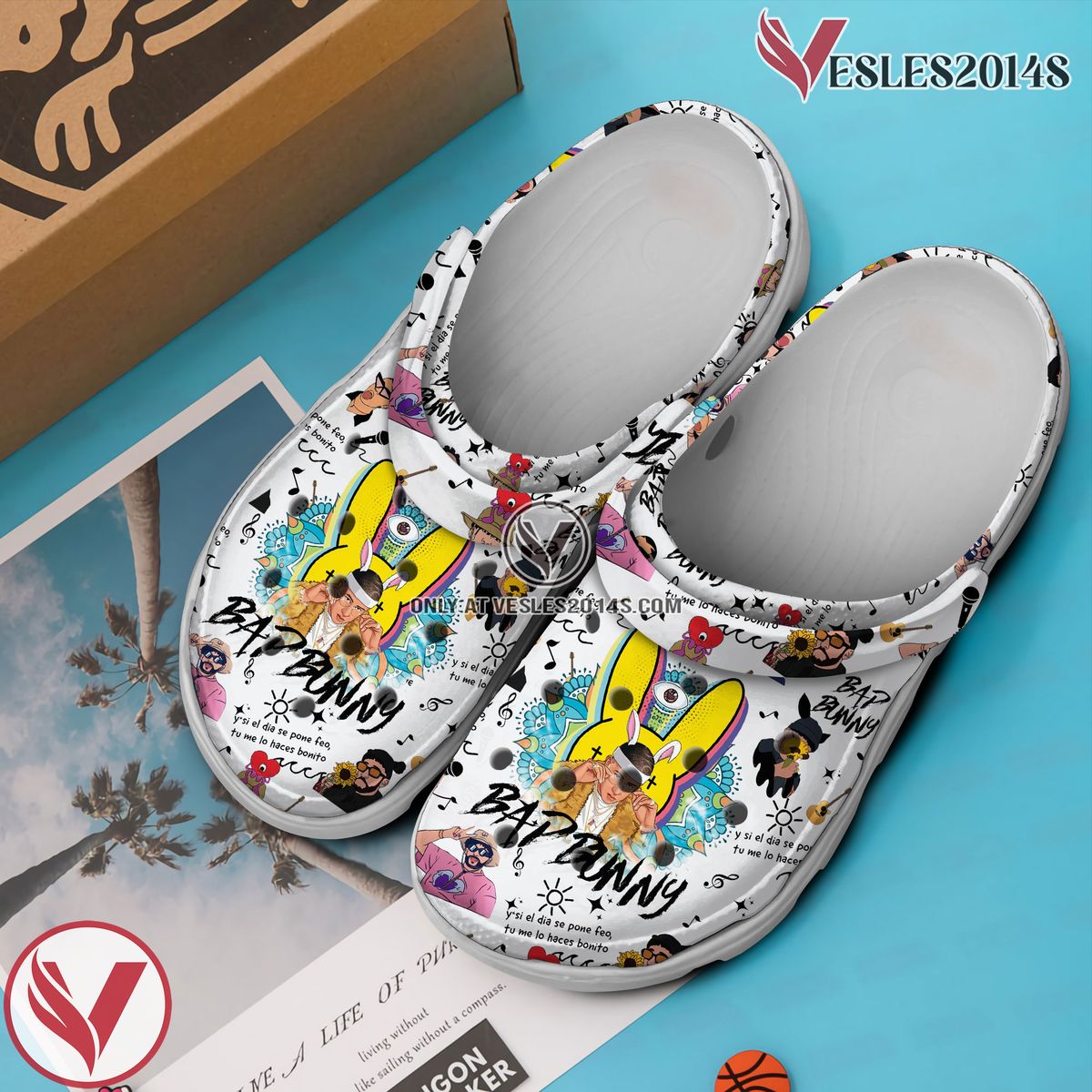 Bad Bunny Music Crocs Crocband Clogs Shoes, Unique Gifts For Fans Style 27 - Vesles2014S 2