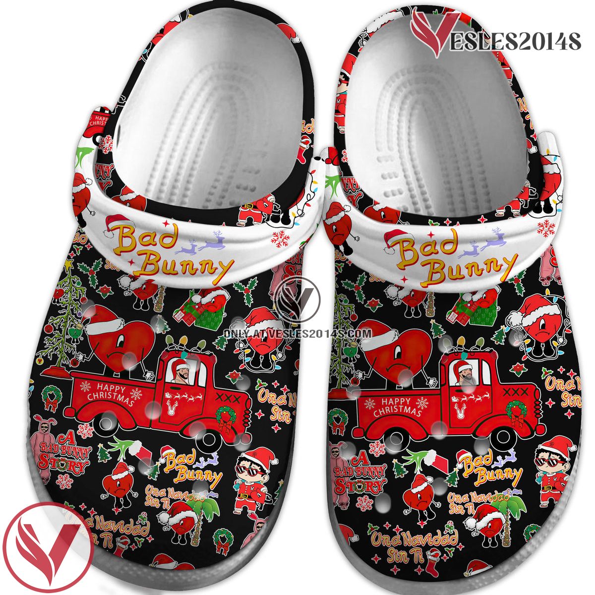 Bad Bunny Music Crocs Crocband Clogs Shoes, Unique Gifts For Fans Style 28 - Vesles2014S 2
