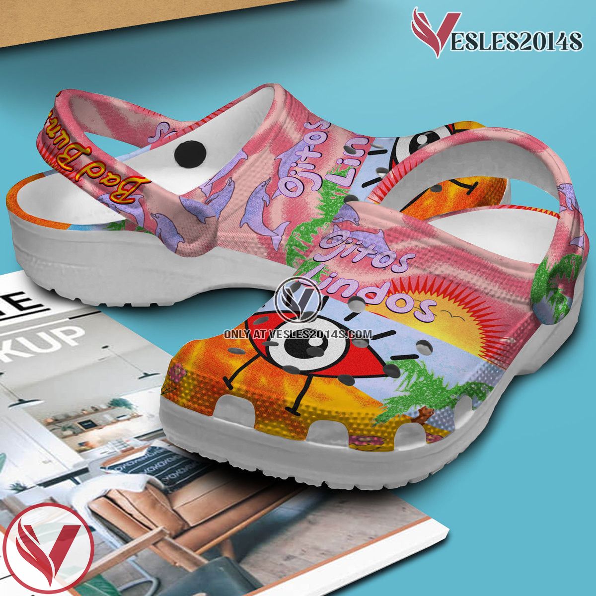 Bad Bunny Music Crocs Crocband Clogs Shoes, Unique Gifts For Fans Style 29 - Vesles2014S 3