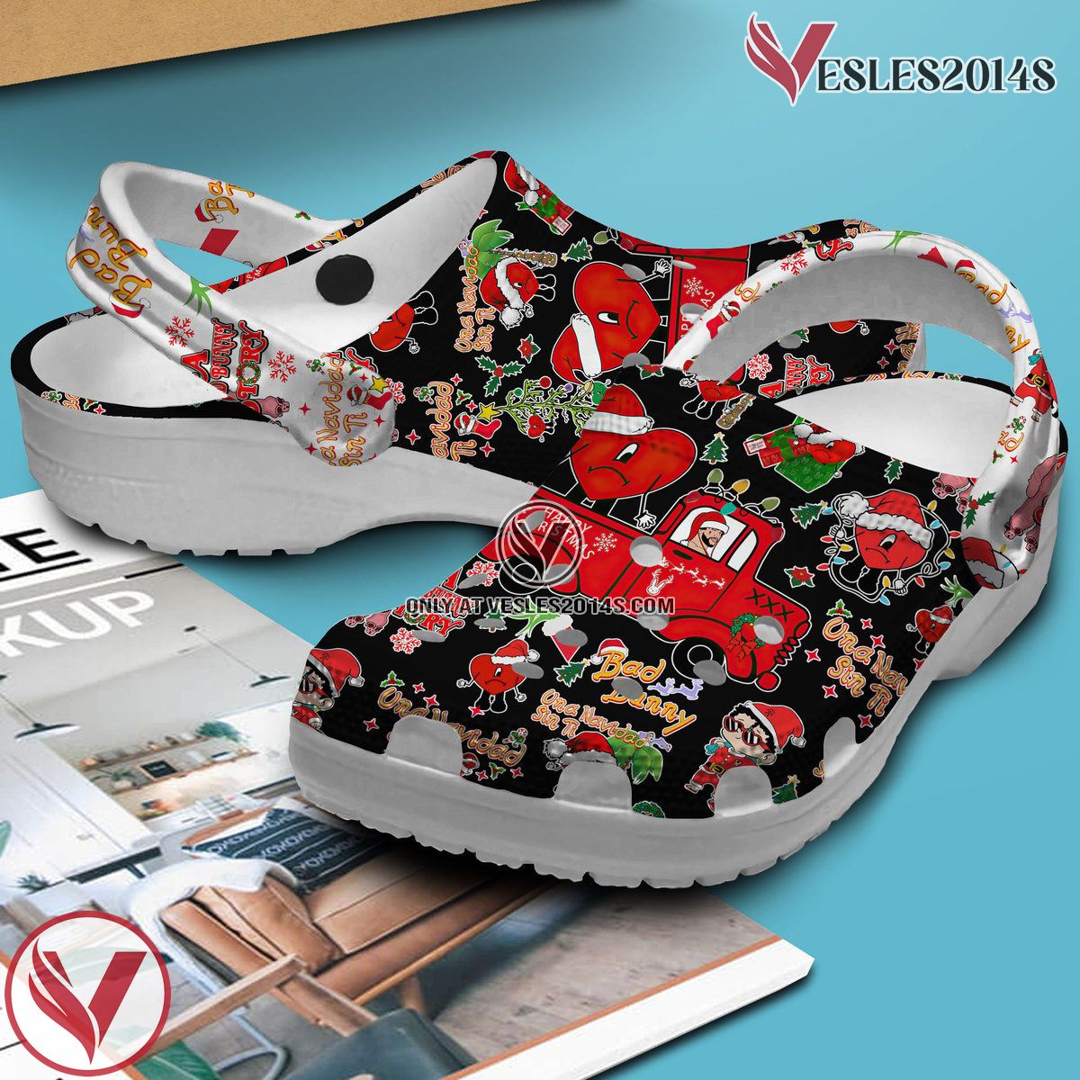 Bad Bunny Music Crocs Crocband Clogs Shoes, Unique Gifts For Fans Style 30 - Vesles2014S 2