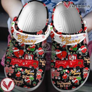 Bad Bunny Music Crocs Crocband Clogs Shoes, Unique Gifts For Fans Style 30 - Vesles2014S