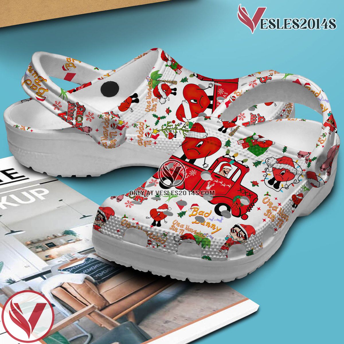 Bad Bunny Music Crocs Crocband Clogs Shoes, Unique Gifts For Fans Style 4 - Vesles2014S 3