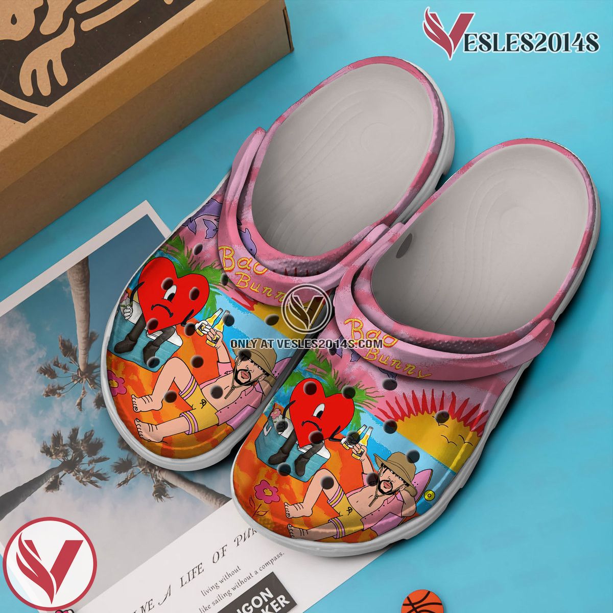 Bad Bunny Music Crocs Crocband Clogs Shoes, Unique Gifts For Fans Style 40 - Vesles2014S 3