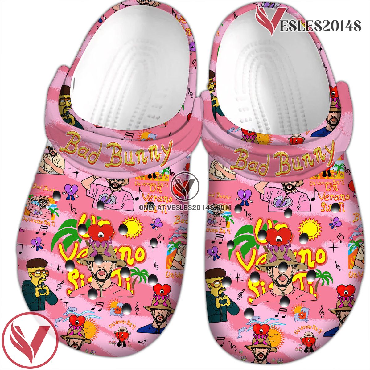 Bad Bunny Music Crocs Crocband Clogs Shoes, Unique Gifts For Fans Style 41 - Vesles2014S 4