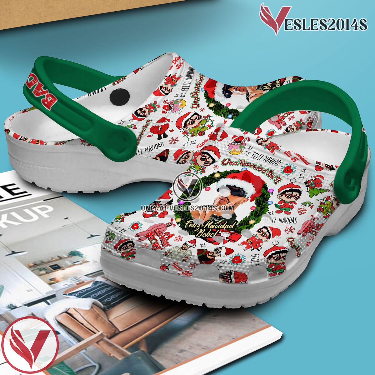 Bad Bunny Music Crocs Crocband Clogs Shoes, Unique Gifts For Fans Style 8 - Vesles2014S 3