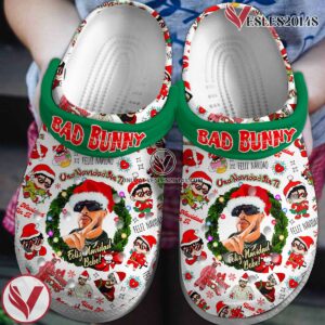 Bad Bunny Music Crocs Crocband Clogs Shoes, Unique Gifts For Fans Style 8 - Vesles2014S