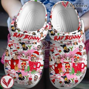Bad Bunny Music Crocs Crocband Clogs Shoes, Unique Gifts For Fans1 Style 1 - Vesles2014S